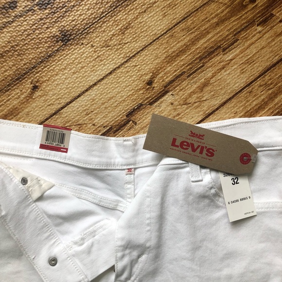 NWT Levi’s high rise white shorts 10/W30 14/W32 - Picture 6 of 7